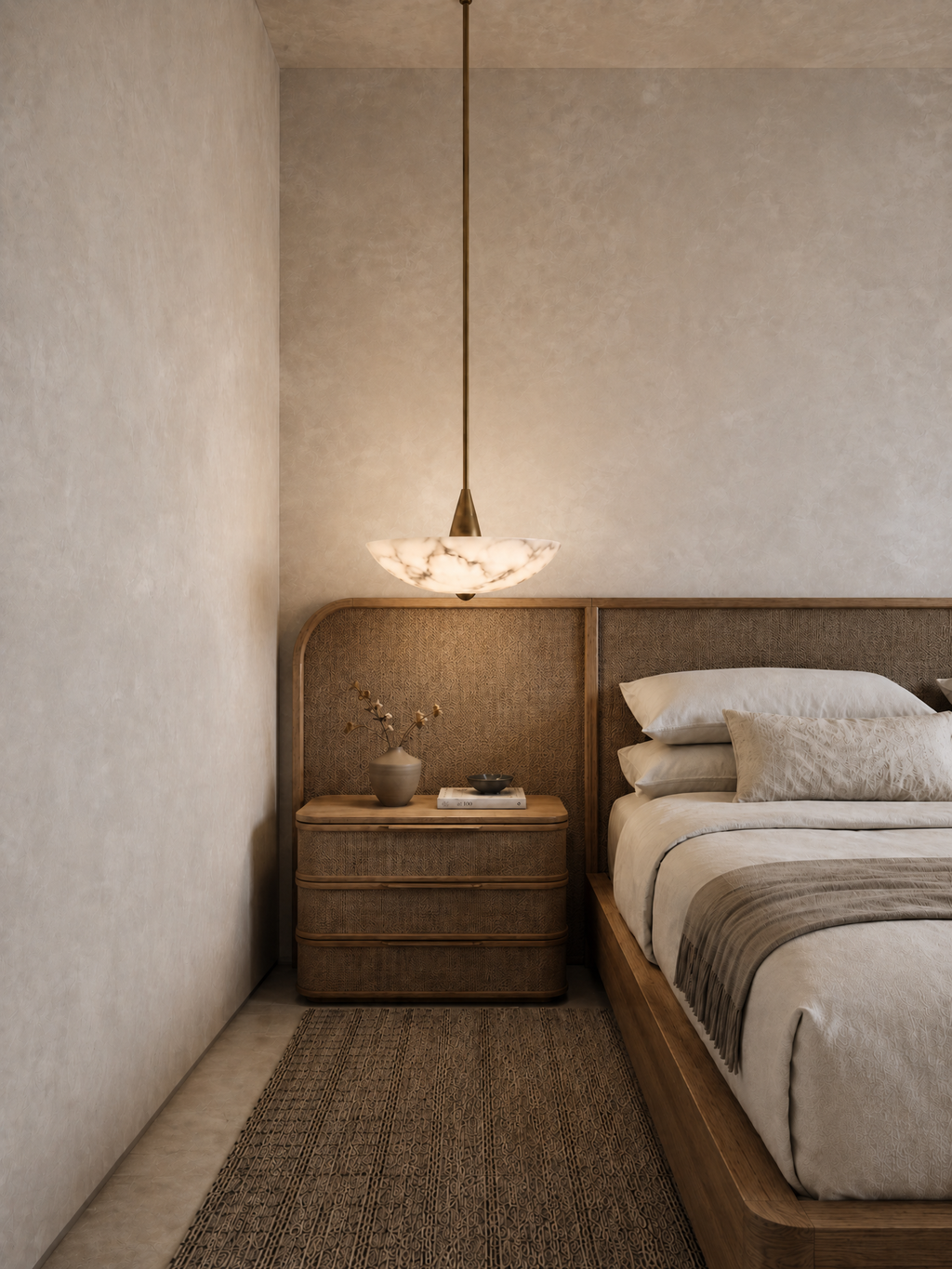 The Meridian Alabaster Pendant