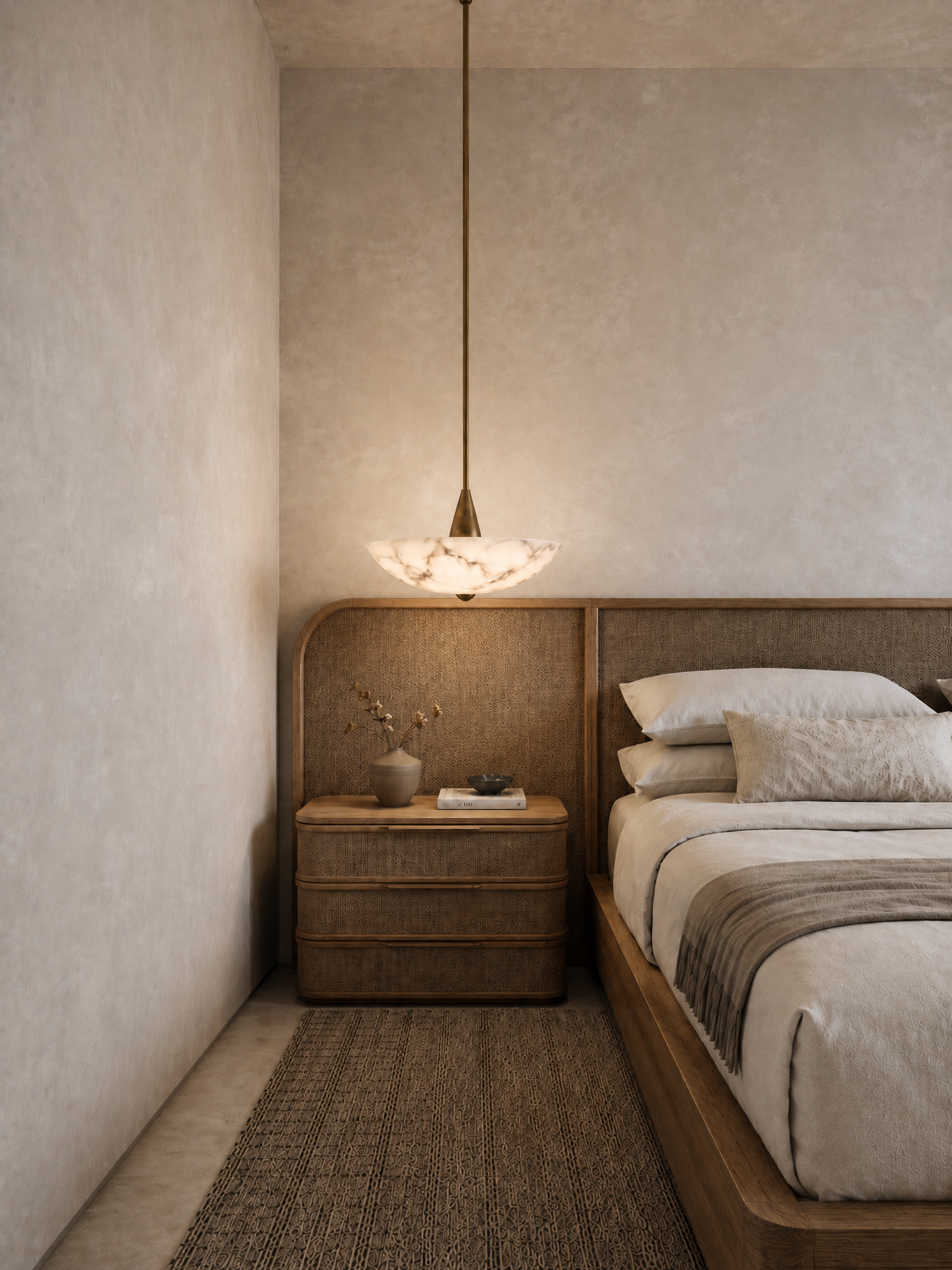 The Meridian Alabaster Pendant