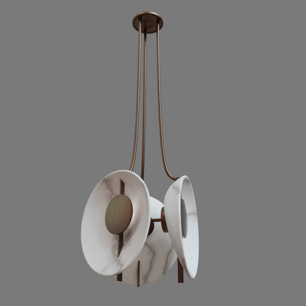 Calatia Pendant in Alabaster