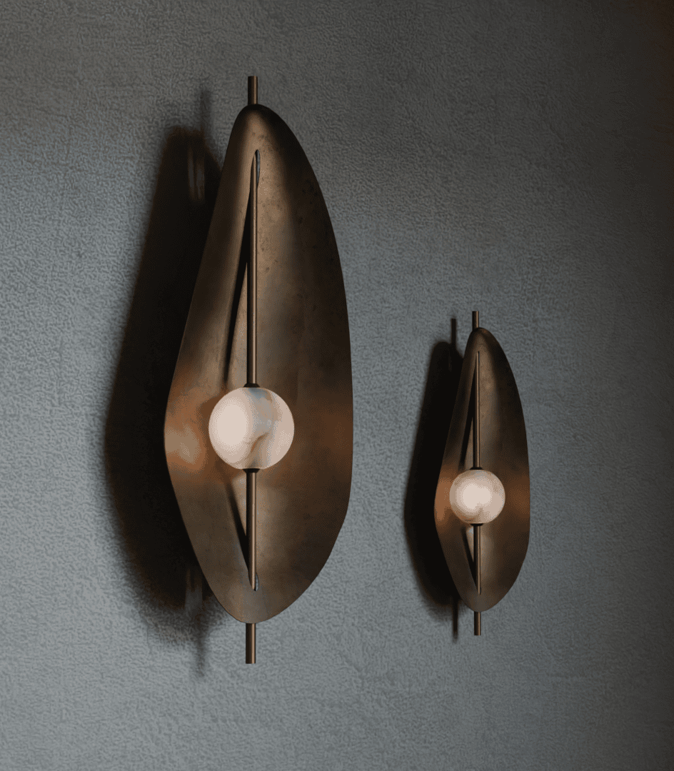 Small Oyster Wall Sconce