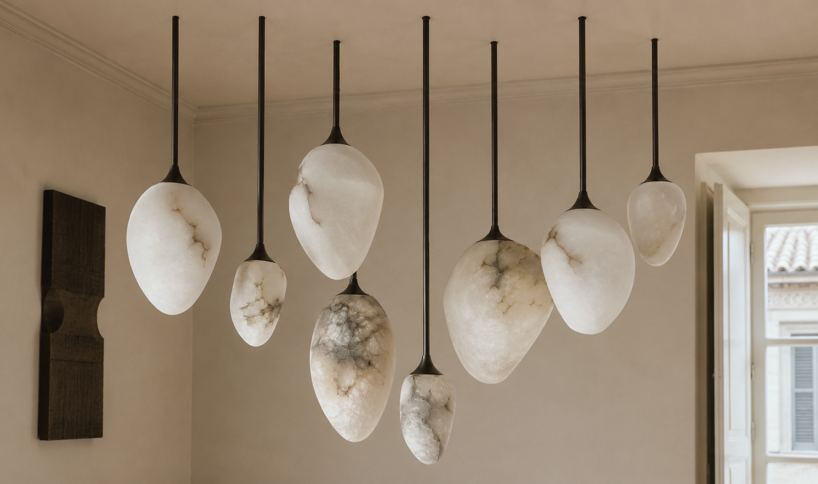 The Lunastone Chandelier