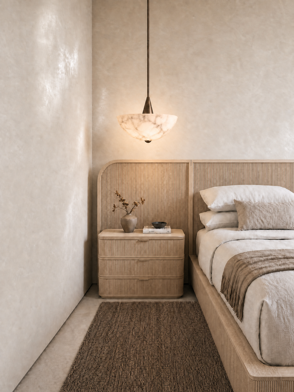 The Meridian Alabaster Pendant