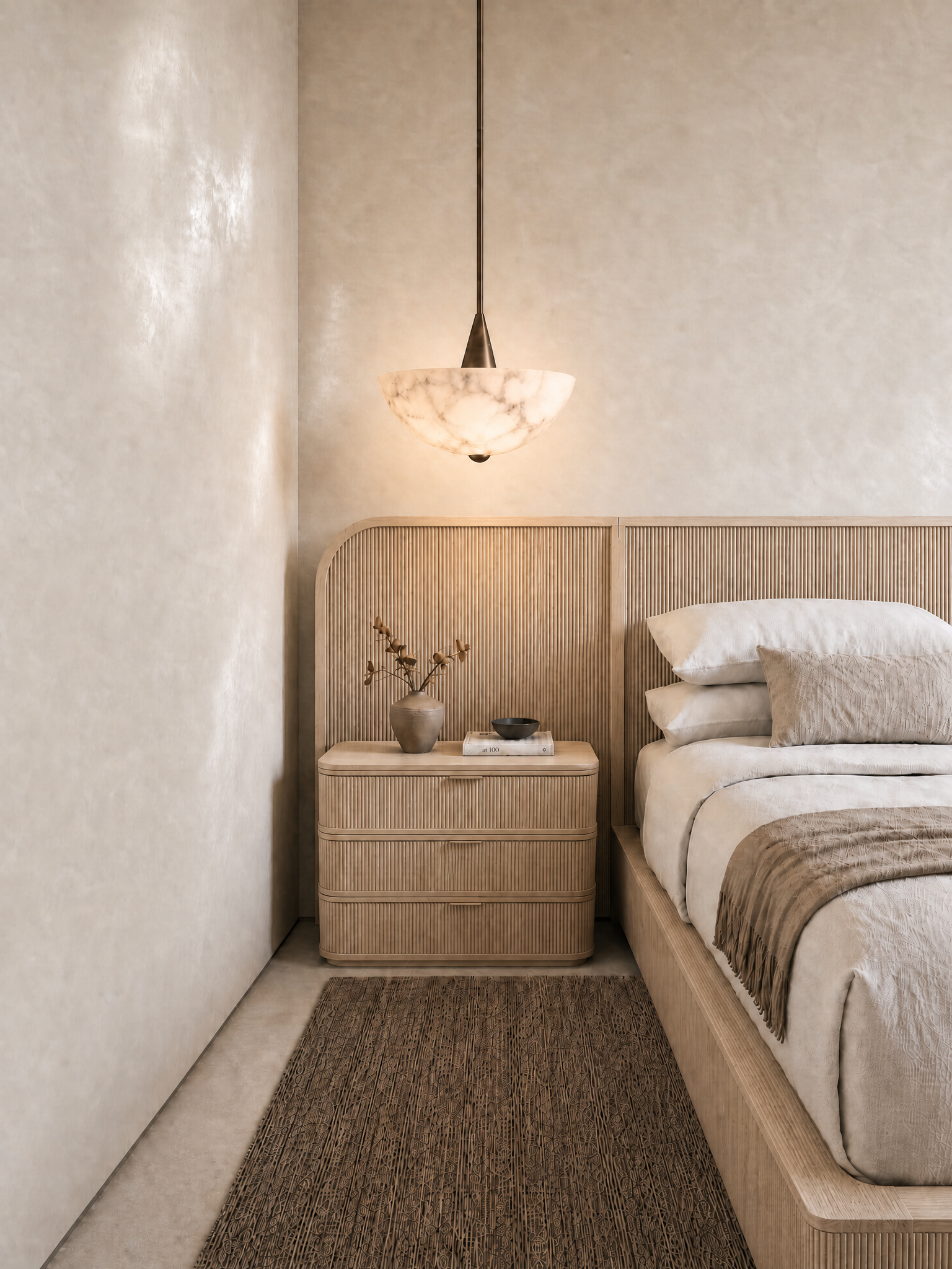 The Meridian Alabaster Pendant