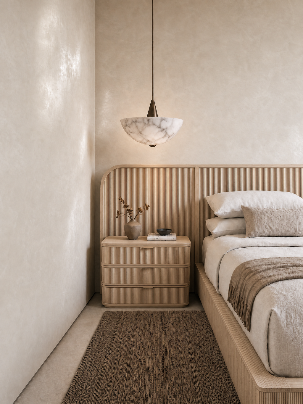 The Meridian Alabaster Pendant