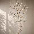 Timeless Fall Chandelier Gingko Leaves