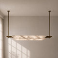 The Alabaster Fold Linear Pendant