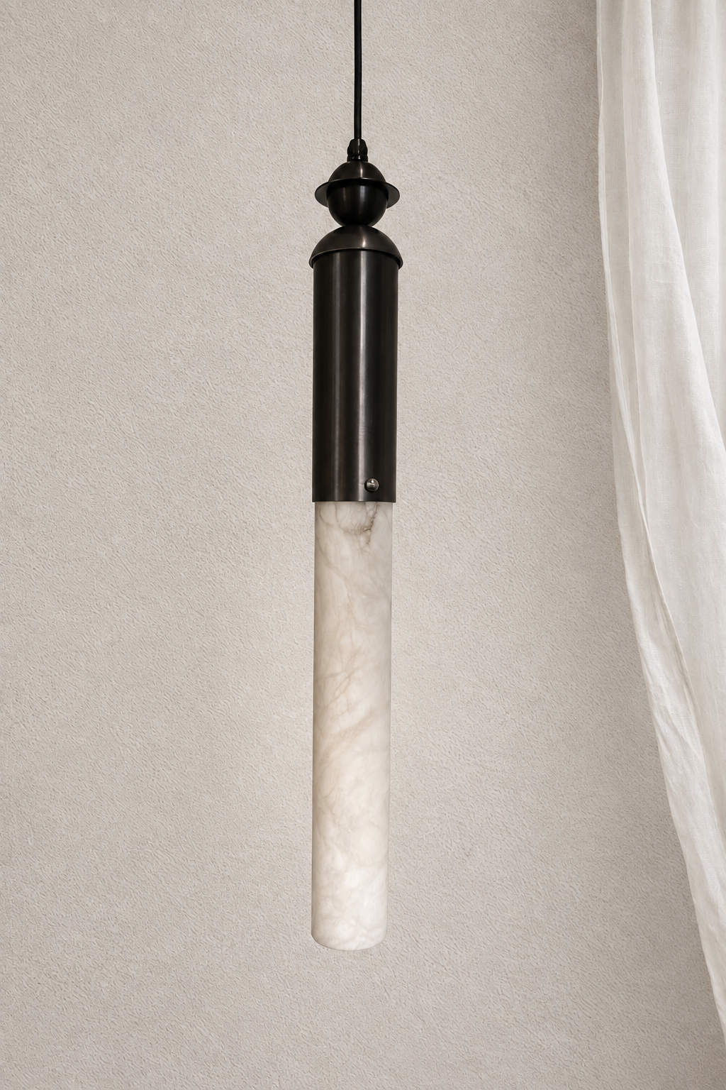 The Alabaster Fold Linear Pendant — Imagin London