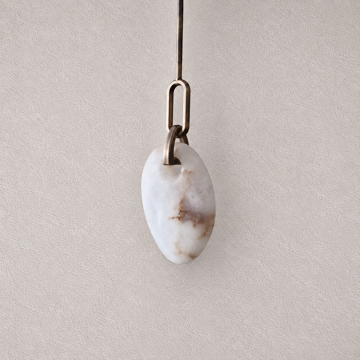 The Alabaster Pebble Pendant — Imagin London