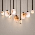 The Lunastone 9 Piece Chandelier — Imagin London