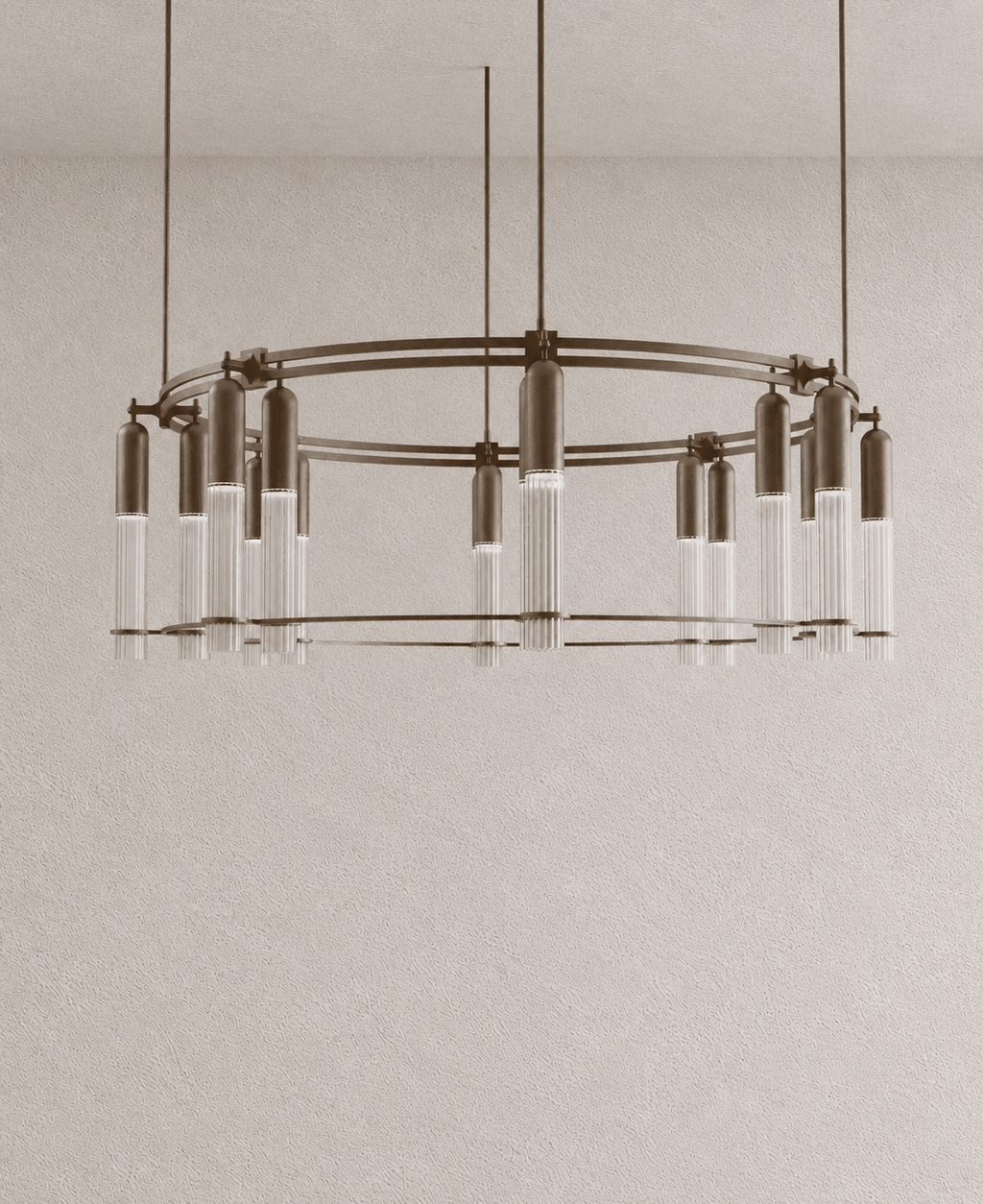 The Rigata Circular Chandelier — Imagin London